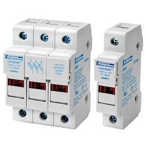Modular Fuse Holder, For Fuse Type: Midget Fuse, 600 V AC, 600 VDC DC ...