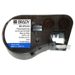 20&#8217;W X 0.475&quot;H POLYPROP TAG   LABEL FOR BMP51