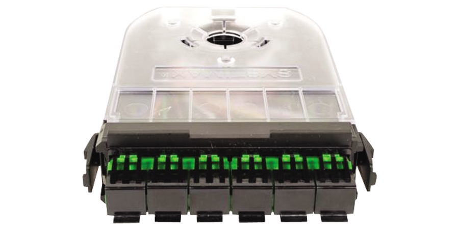 360G2 Cartridge 12 LC Angled Teraspeed Green With Pigtails iPatch Ready