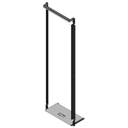 Air Dam For 6 Slide, 23.6&quot; W x 42U Cabinet, Glacier White
