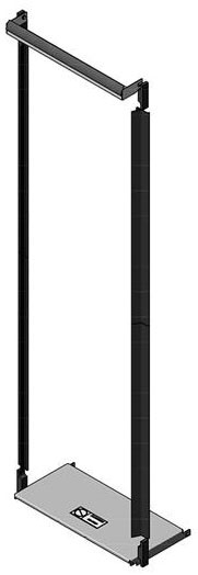 Air Dam,Black,Steel Baffle, Plastic Seal,W: 27.6 in.,Top, Bottom and ...