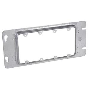 Outlet Box Cover,Steel,Rectangular,4 Gang,10-5/8 in. Ht,4-11/16 in. Wd ...