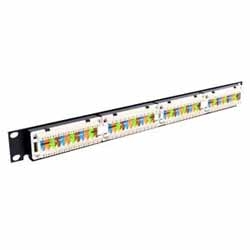 24-PORT MOD TO 110 PANEL 8W8P PCB T568A/B POWERSUM CAT5 ALC6BLACK 108208919 IP1