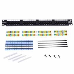 24-PORT MOD TO 110 PANEL 8W8P PCB T568A/B POWERSUM CAT5 ALC6BLACK 108208919 IP1