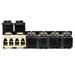 Optispeed LC Multiport Shuttered Adapter, 12 Ports, 10 Bulk Pack, Beige Finish