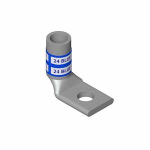 Compression Lug, Standard Barrel, Blue Color Code, Copper Conductor, 6 ...