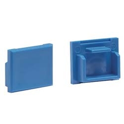 M21 Dust Cover for M-Series Faceplates and Outlets, blue