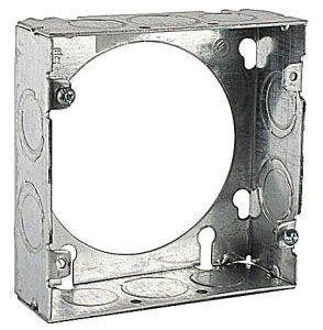 Extension Ring; Box 4-11/16 x 4-11/16 x 2-1/8 in.; 42 cu. in.; (10) 1/2 ...