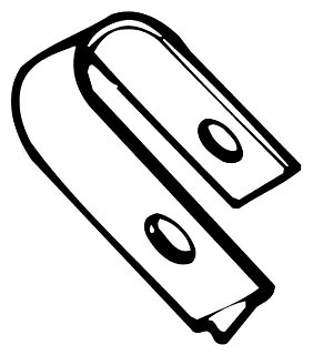 Cable Clip,Steel,Galvanized,Armored Cable/Flex Conduit,3/8 in.