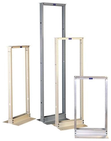 Universal Rack,Glacier White,84 in. Ht,Aluminum,19 in. Wd Mount,2-Post ...