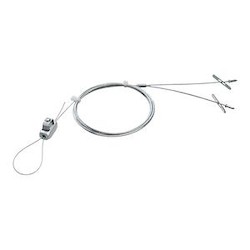 Galvanaized braided support wire Y kit with toggle, 2 pack. 5ft length. Holds up to 75lbs. .080 wire