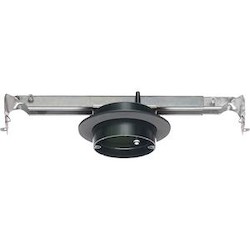 Plastic vapor box with adjustable steel bracket for fans and fixtures in new construction. 18.3 cubic inches. 70lb fan rated at 24&quot; on center. 110lb fan rated at 16&quot; on center, 90lb rated fixture on 24&quot; on center. 150lb at 16&quot; fixture rated.
