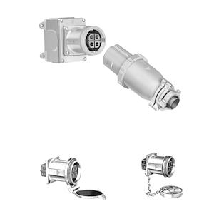 Reverse Service Receptacle,100 A,Copper-Free Cast Aluminum,4 Pole,4 ...