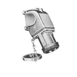 Reverse Service Standard Receptacle,60 A,Copper-Free Cast Aluminum,4 ...