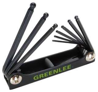 Ball-End Hex Key Set, Powder-Coated, Non-Insulated, Metric; Imperial ...