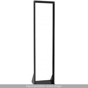 Free Standing Robust Rack,RAL 9005 Jet Black,45 in. Ht,Steel,19 in. Wd ...