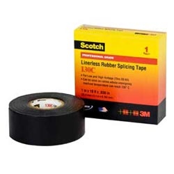 3M 130C-3/4X30FT Rubber Linerless Splicing Tape 3/4" x 30' 