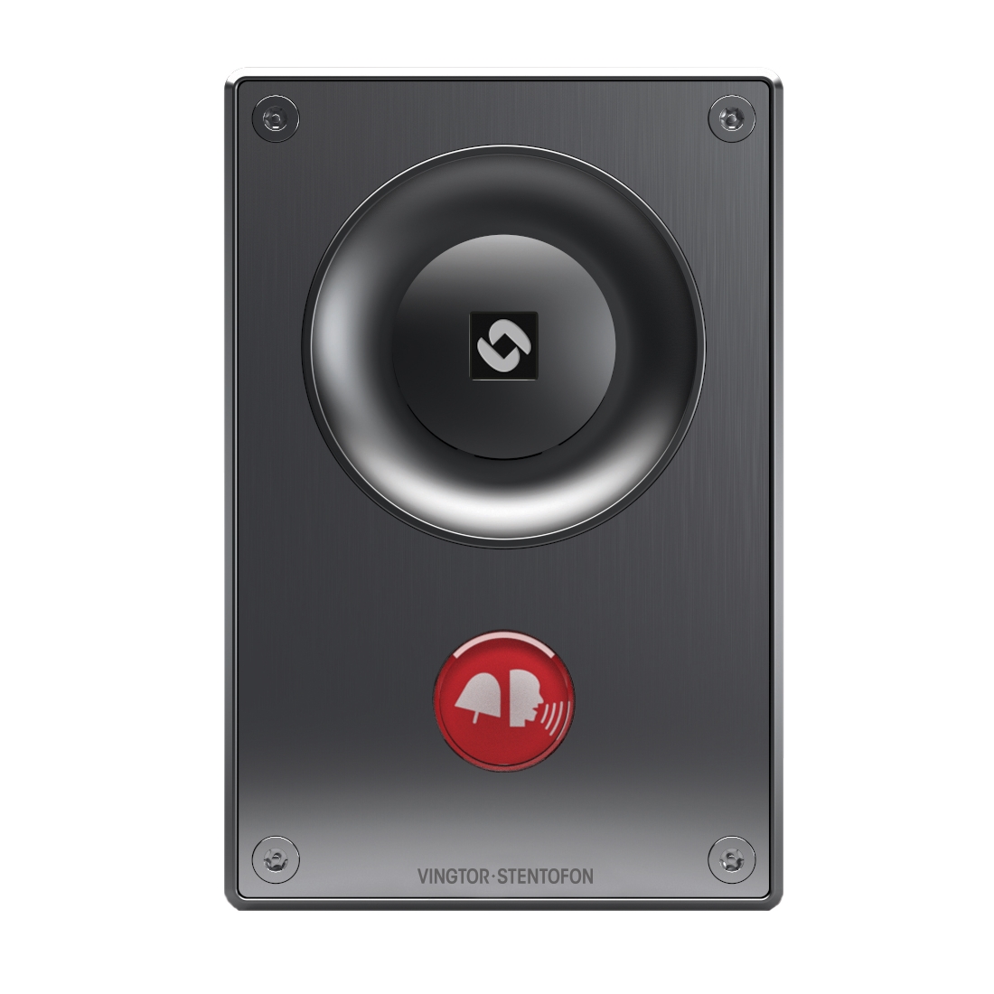 1-Button Analog Intercom, Flush, Wall Mount, -25 to +70 C