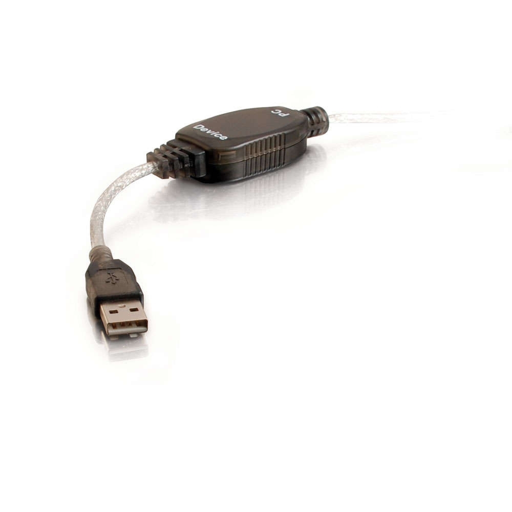 Active Extension Cable, USB-A Male to USB-A Male, Black, Stranded, PVC ...
