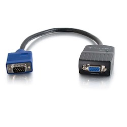 2 Port Compact VGA Splitter Cable