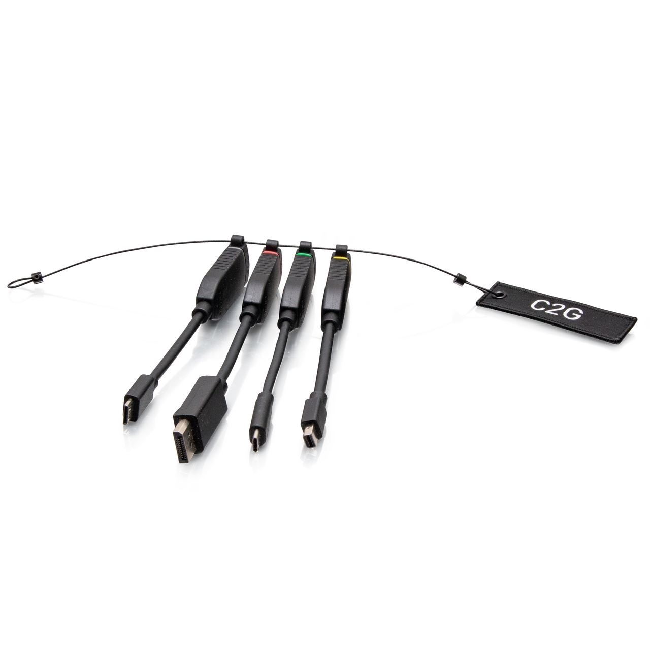 Dongle Adapter, Outputs Mini Display Port; USB-C; HDMI Mini; Display ...