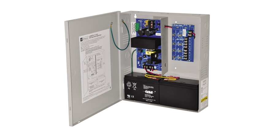 Power Supply/Charger, 4 A at 12 VDC, 3 A at 24 VDC Output