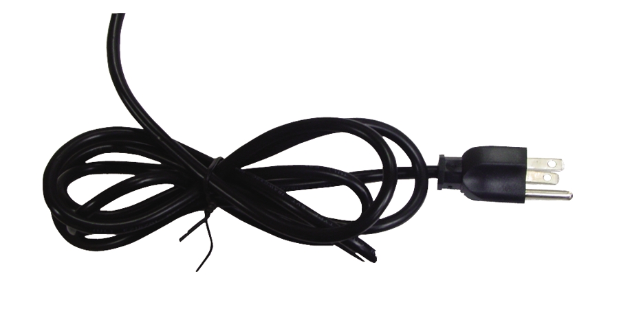 Line Cord, 3 Wire, Length: 6 ft.