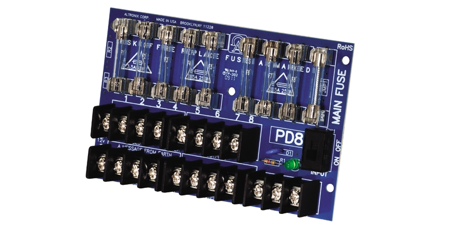 Power Distribution Module, 28 VAC/DC Input, 12 A Input
