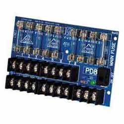 Power Distribution Module, 8 Fused Outputs up to 28VAC/VDC, Board