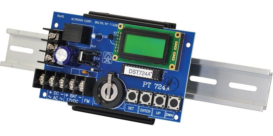 Single Channel Annual Event Timer, 12\/24 VAC\/DC Input, 10 A