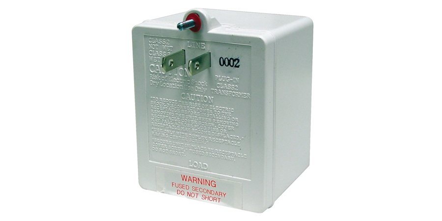 Plug-In Transformer, 115 VAC, 50/60Hz Input, 0.23 A Input