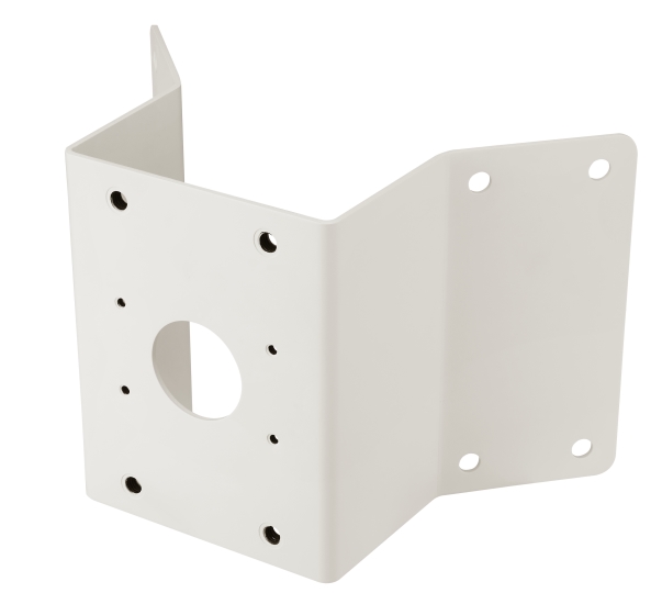 Corner Mount Base, Aluminum, Corner, Ivory, NDAA Compliant