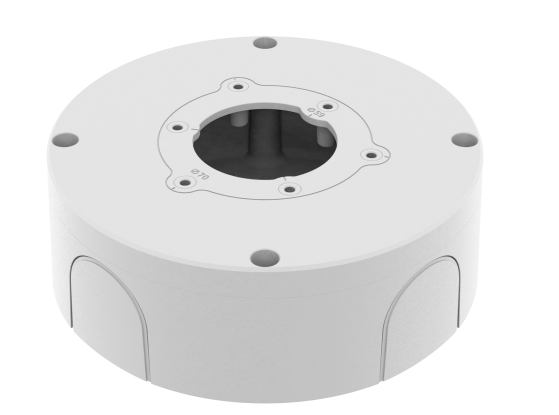 Waterproof Back Box, White, 50.8 mm Ht, Aluminum, 143 mm Wd