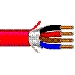 Multi-Conductor - Commercial Applications 4 22 AWG PVC FS FRPVC Red