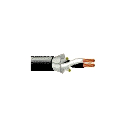 Portable Cordage, Type SVT, 2 Conductors, 18 AWG, 42x34 Strands, Bare Copper, PVC Insulation, PVC Jacket