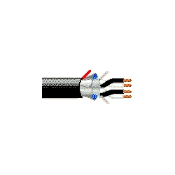 Power Limited Tray Cable, 2 Pairs, 16 AWG, 7x24 Strands, 600V, Bare Copper, PVC Jacket