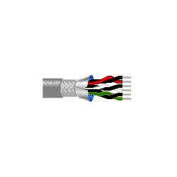 Multi-Conductor - Low Capacitance Computer Cable for EIA RS-232 Applications 3 22 AWG PR PVC Shield PVC Chrome