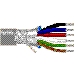 Multi-Conductor - Low-Capacitance Computer Cable for EIA RS-232/423 9 24 AWG FHDPE SH PVC Chrome