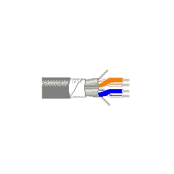Multi-Conductor - T1/DS1 Central Office Interconnect/Cross Connect Cable 2 FS PR 22 AWG PP/FPE PVC PARA Chrome