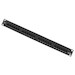 GigaMax 5e Universal Patch Panel, 24-Port, 1RU, Category 5e, Includes Cable Management Bar
