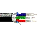 Coax - Bundled RGB Coaxial Cable Miniature Type 3 30 AWG FHDPE BRD PVC FS PVC Black
