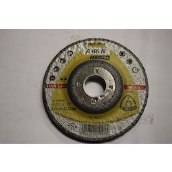 115 X 6 X 22.2MM AL OX        D/CTRGRINDING DISC MED        KLINGSPOR A46N 6622