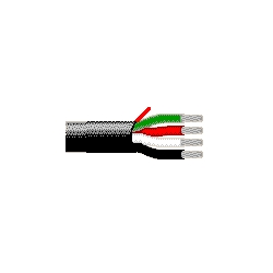 Multi-Conductor - Speaker Wire and Cable 4 14 AWG PP FRNHPO Black