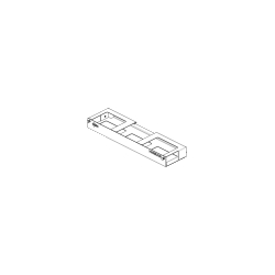 FiberExpress Cable Management Accessory, 1U, Black.