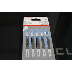 T118A BOSCH HSS JIGSAW BLADE  PROG TEETH PK 5