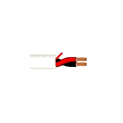 Multi-Conductor - Commercial Audio Systems - 2 Conductors Cabled. 22 AWG bare copper conductors, Flamarrest insulation, Flamarrest jacket with ripcord, sequential footage marking every two feet.