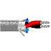 Multi-Pair Cable, 1 Pair, 22 AWG, 7x30 Strands, Tinned Copper, PVC Insulation, PVC Jacket