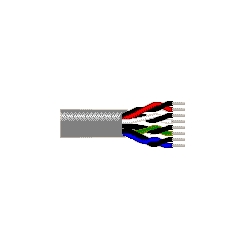 Multi-Conductor Cable, 8 Pair, 22 AWG, Solid, Tinned Copper, Twisted Pair, PVC Insulation, PVC Jacket