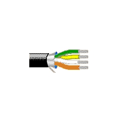 Multi-Conductor - Computers, Instrumentation & Medical Elec Interconnect Cable 4-conductor 26 AWG PVC FS PVC Black