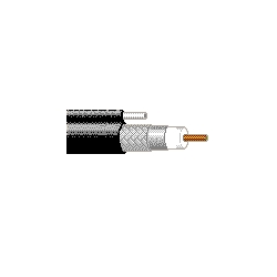 Coax - CATV Cable 18 AWG GIFHDLDPE SH PVC WITH MSGR Black